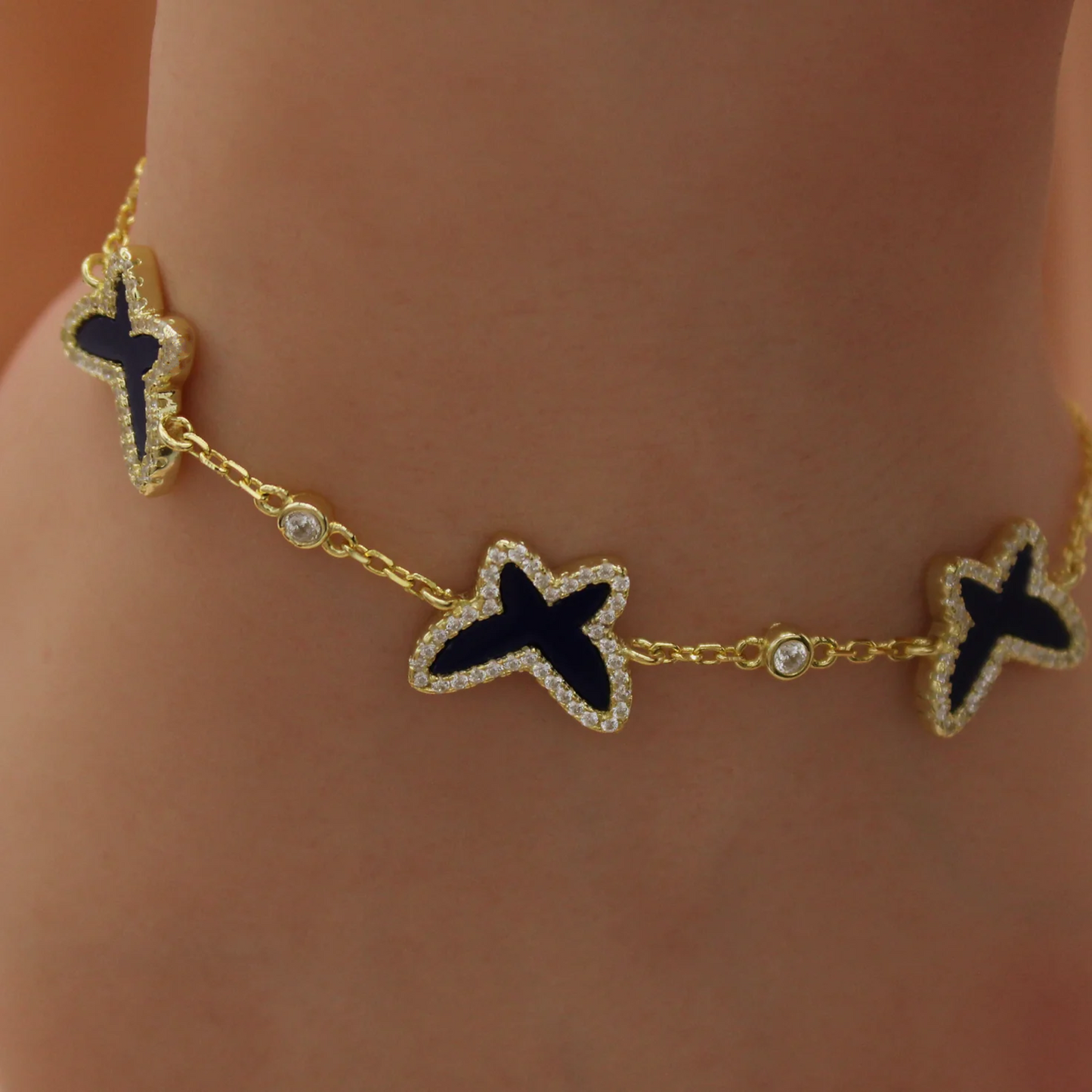 Lapis Butterfly Bracelet