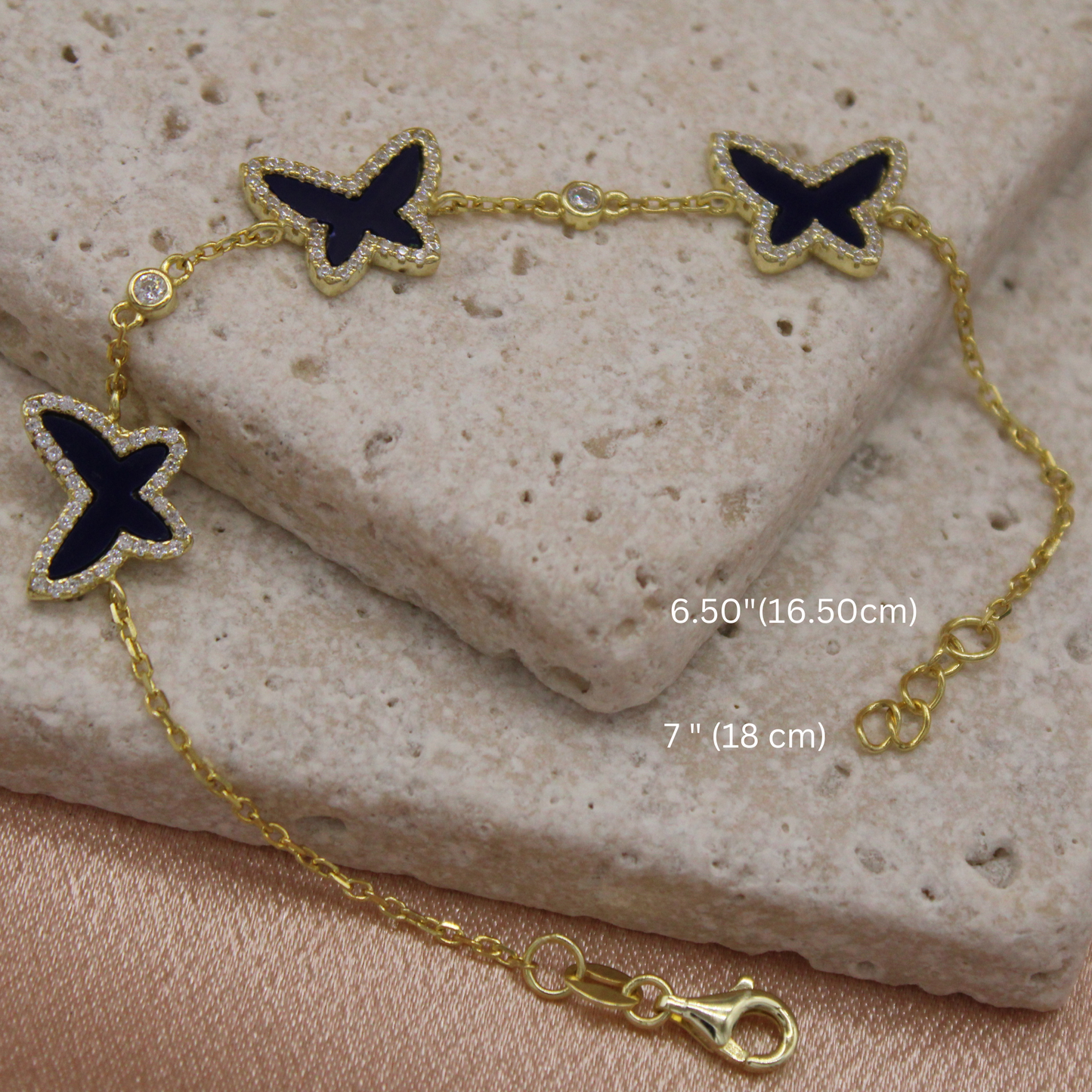 Lapis Butterfly Bracelet