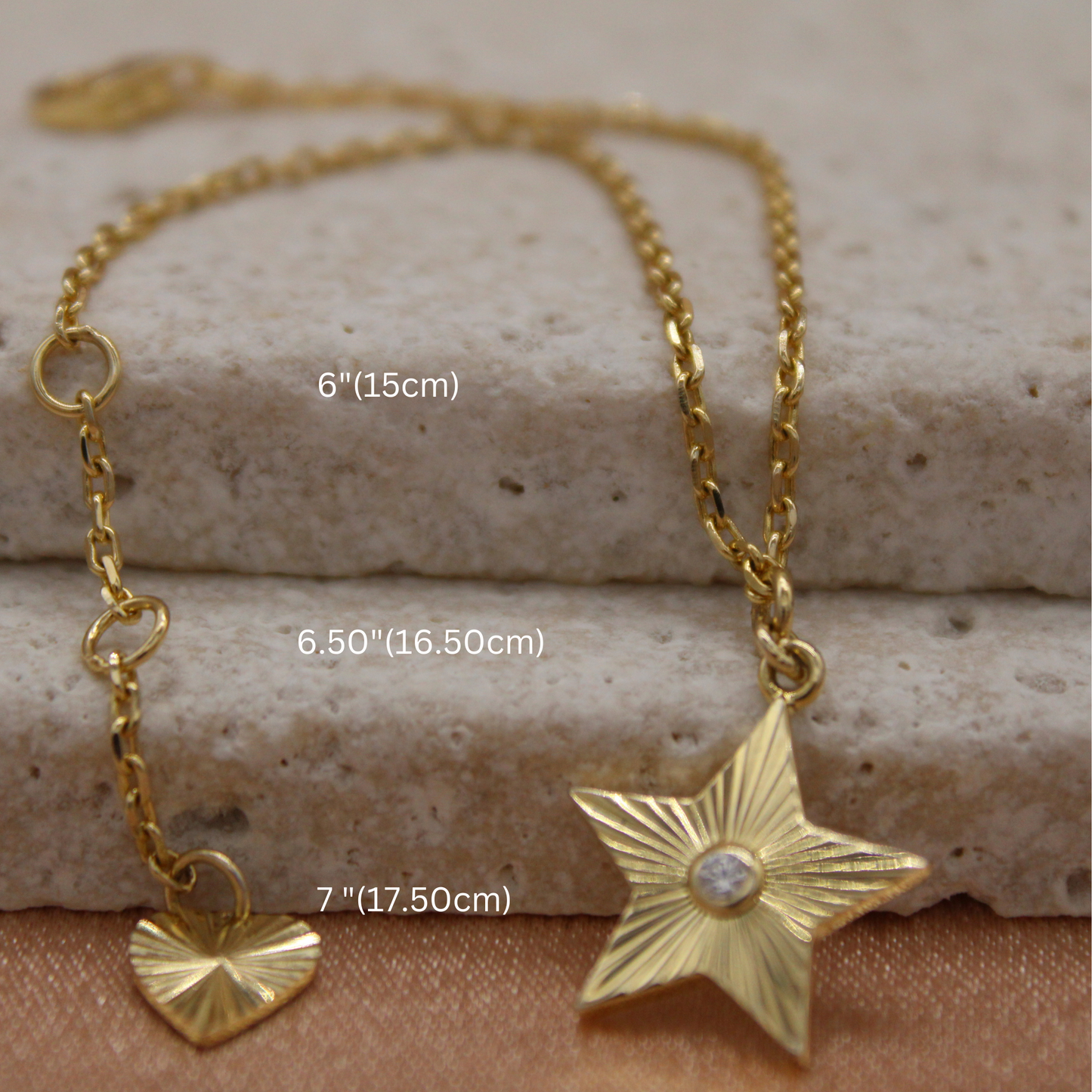 Twilight Heart & Star Bracelet