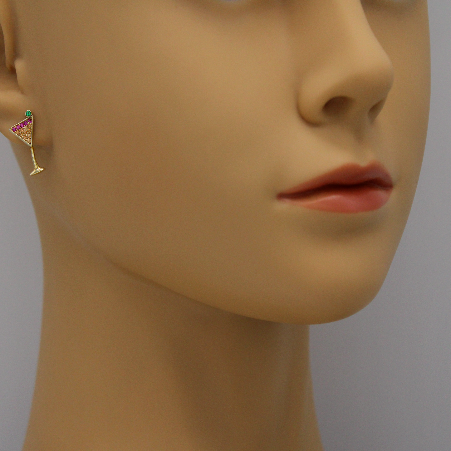 Cocktail Charm Earring