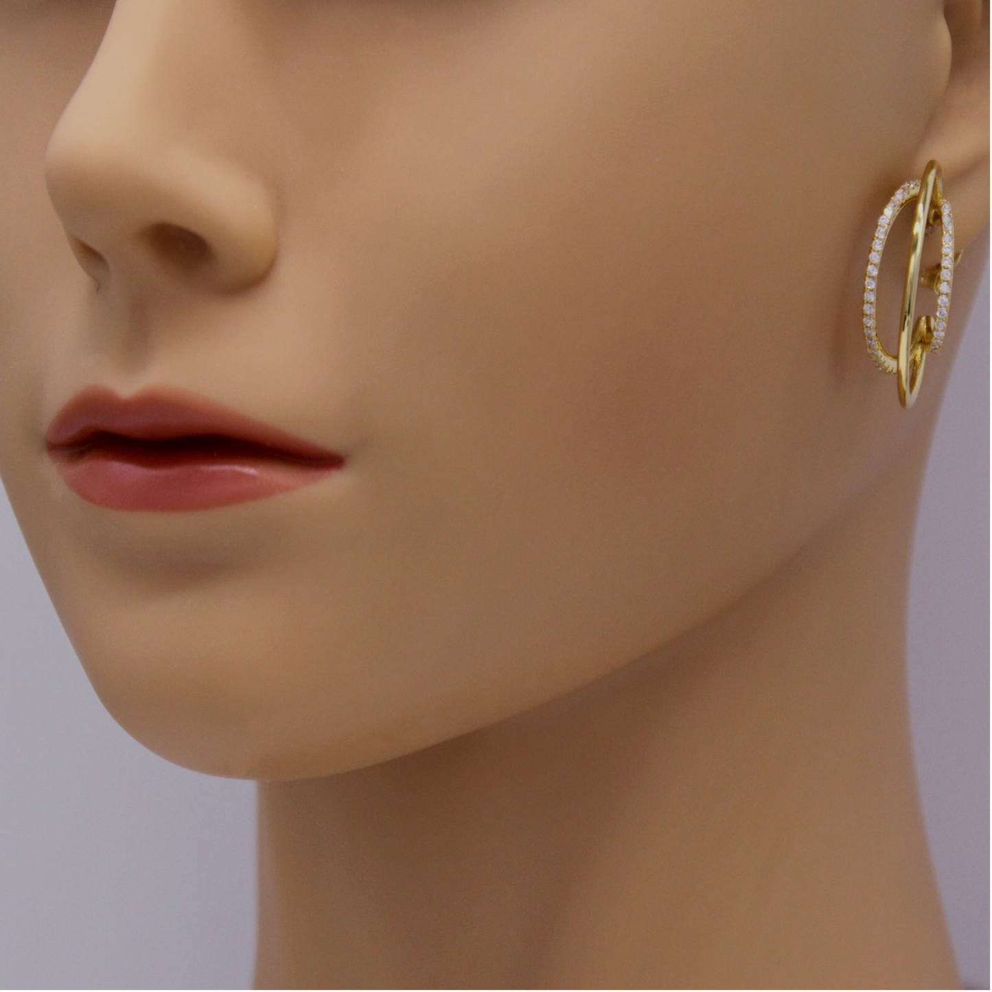 Crescent Hoop Earrings