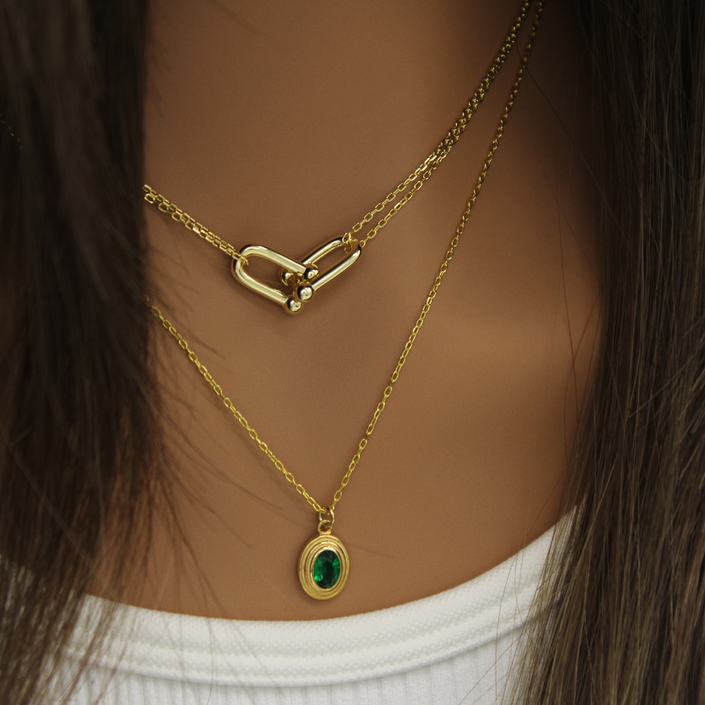 Golden Knot Necklace