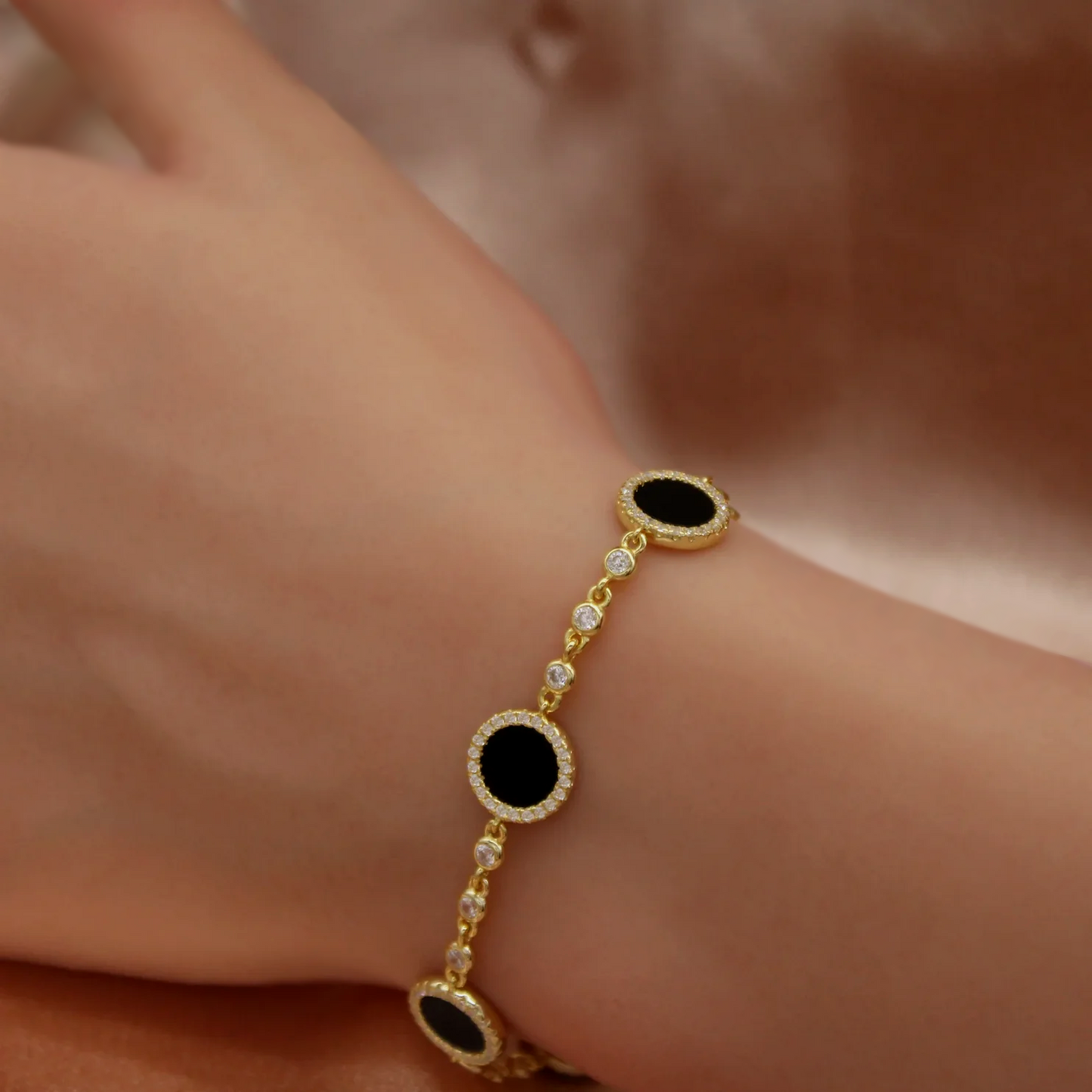 Eclipse Onyx Bracelet