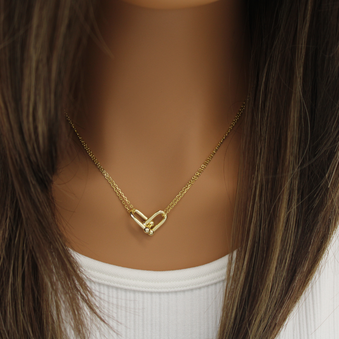 Golden Knot Necklace