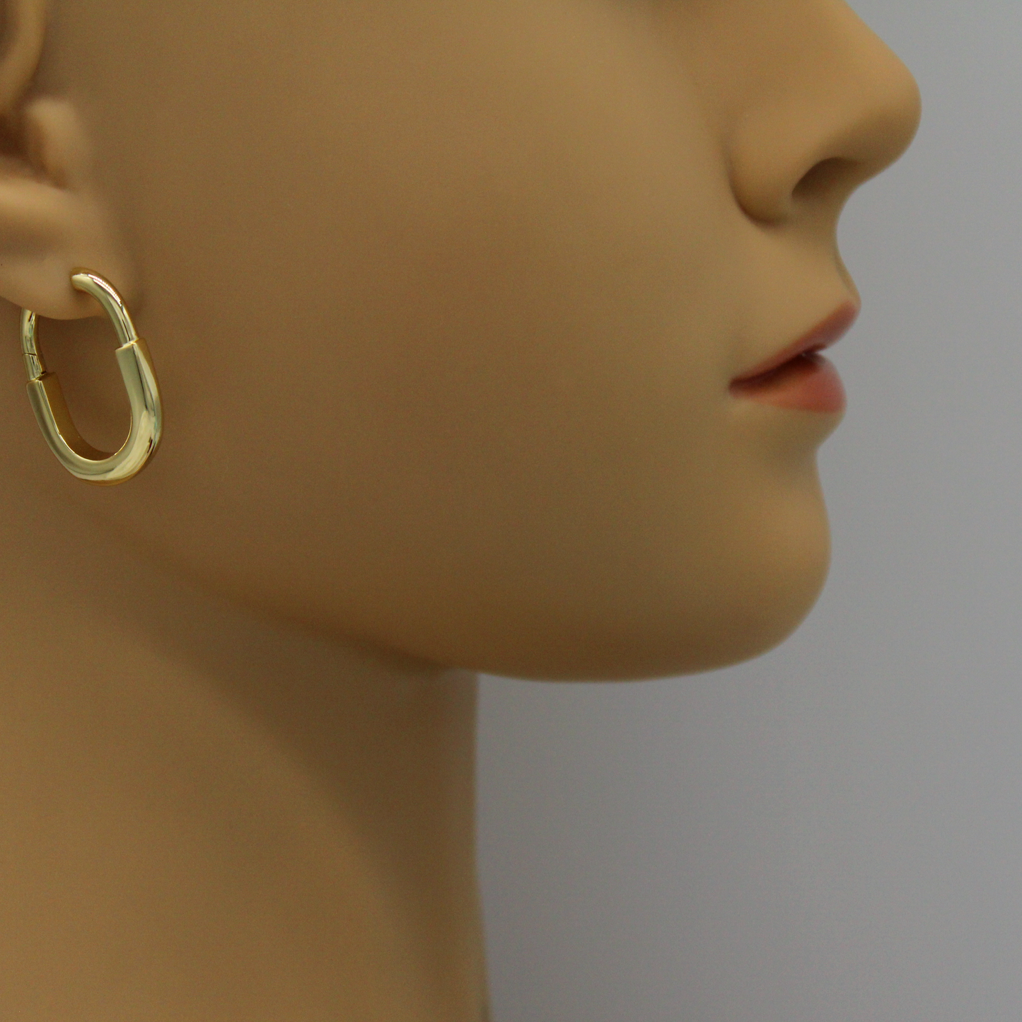 Modern Gold Hoops