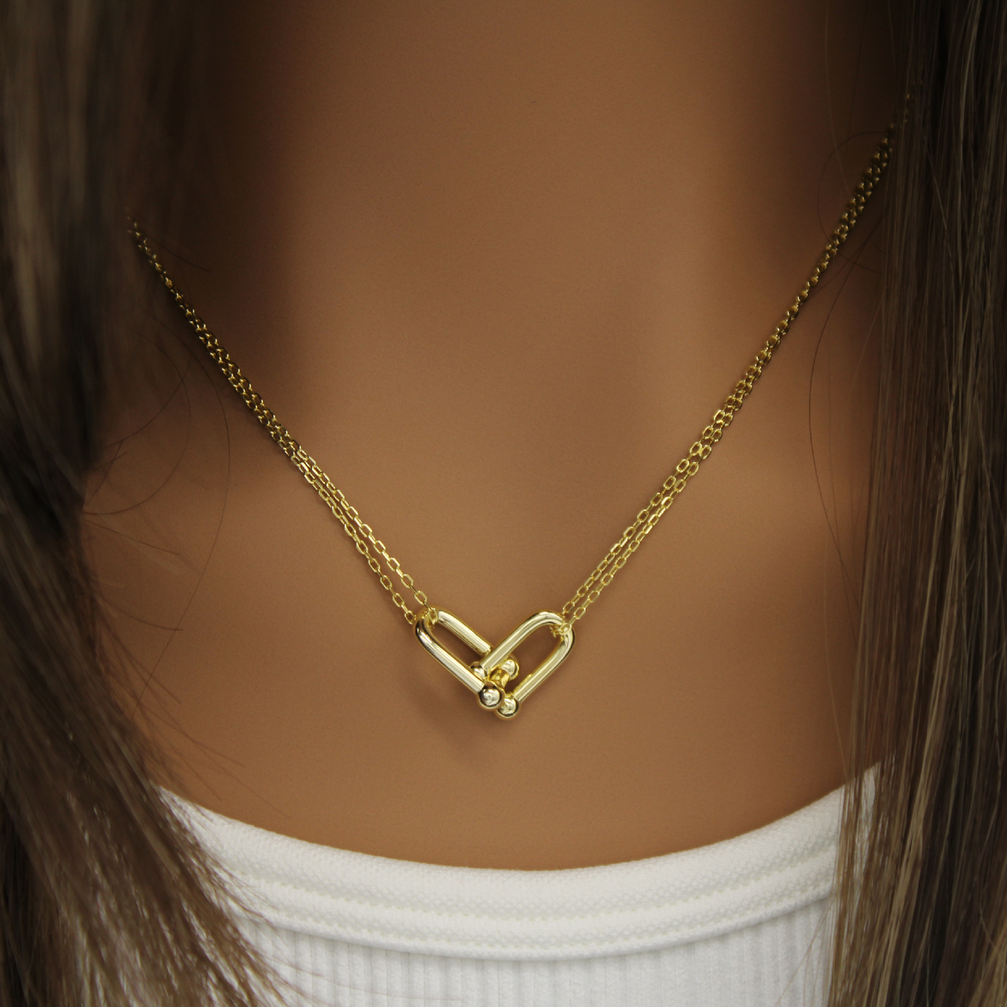 Golden Knot Necklace