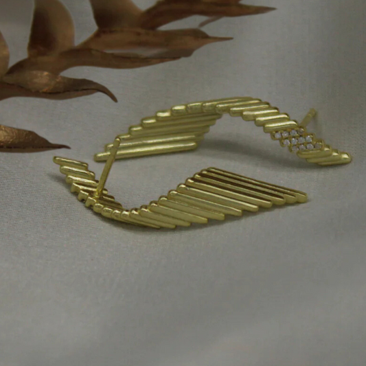 Golden Wing Earrings