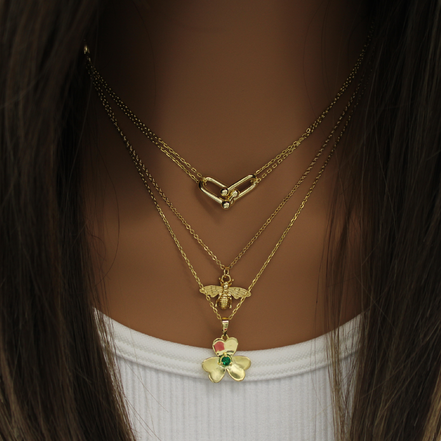 Golden Knot Necklace