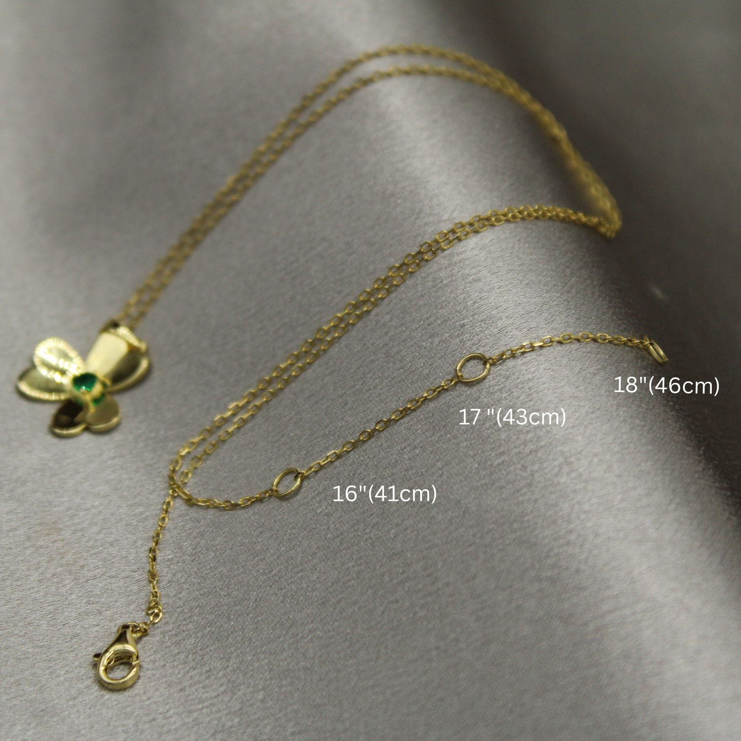 Golden Shamrock Necklace