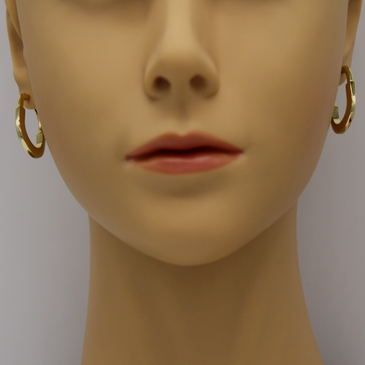 Modern Gold Hoops