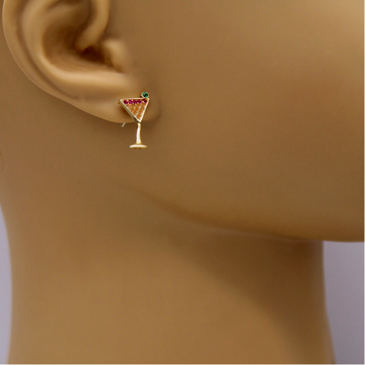 Cocktail Charm Earring