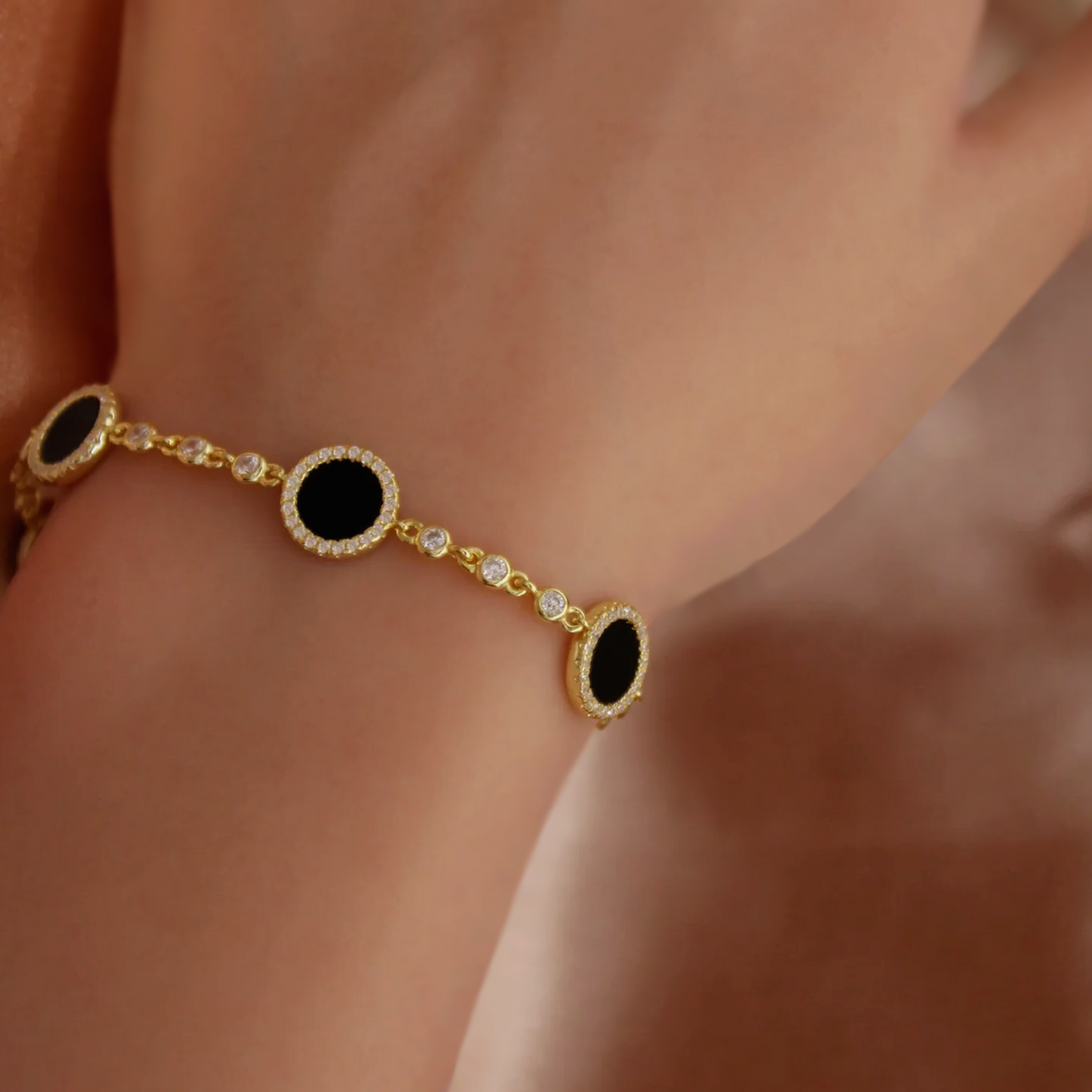 Eclipse Onyx Bracelet