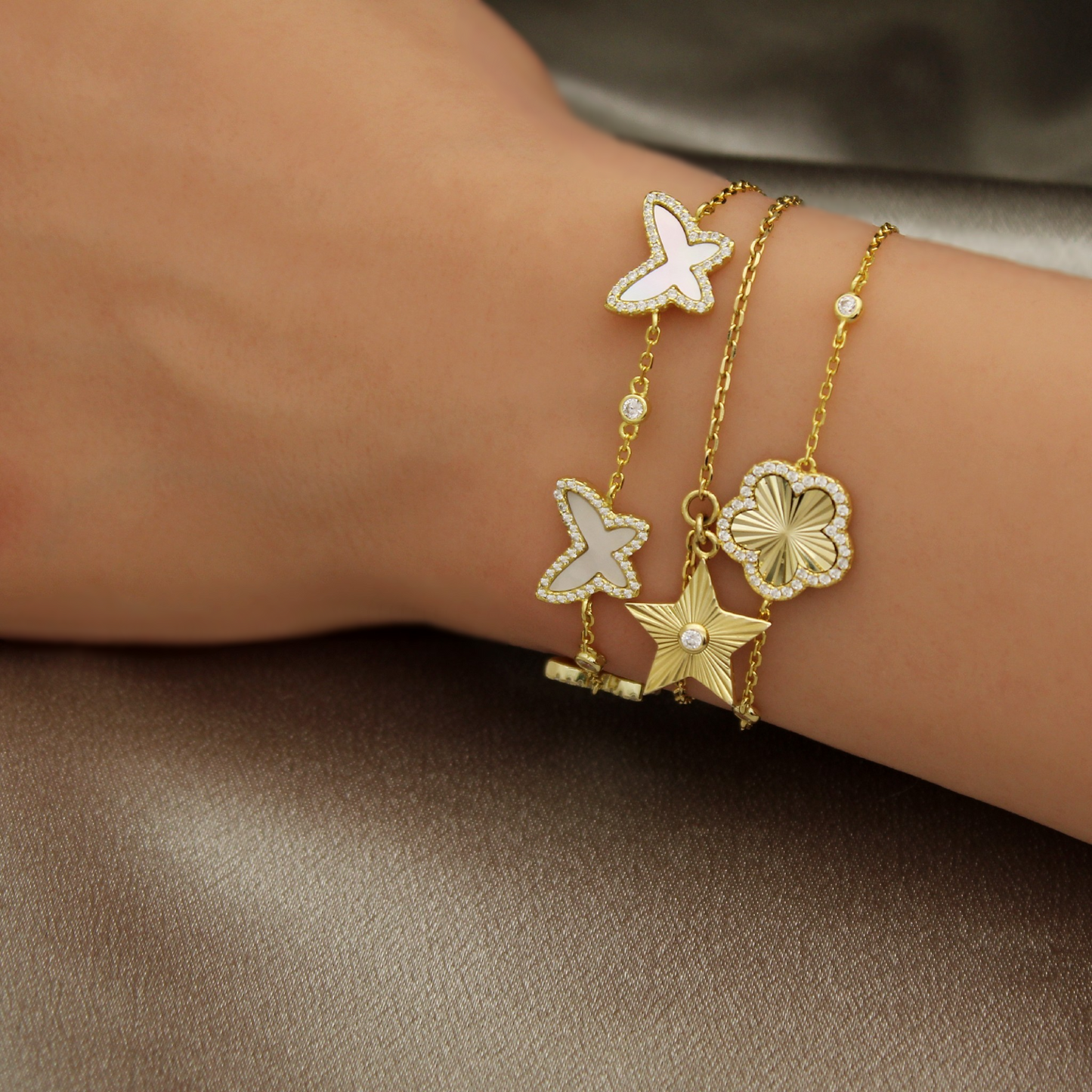 Twilight Heart & Star Bracelet