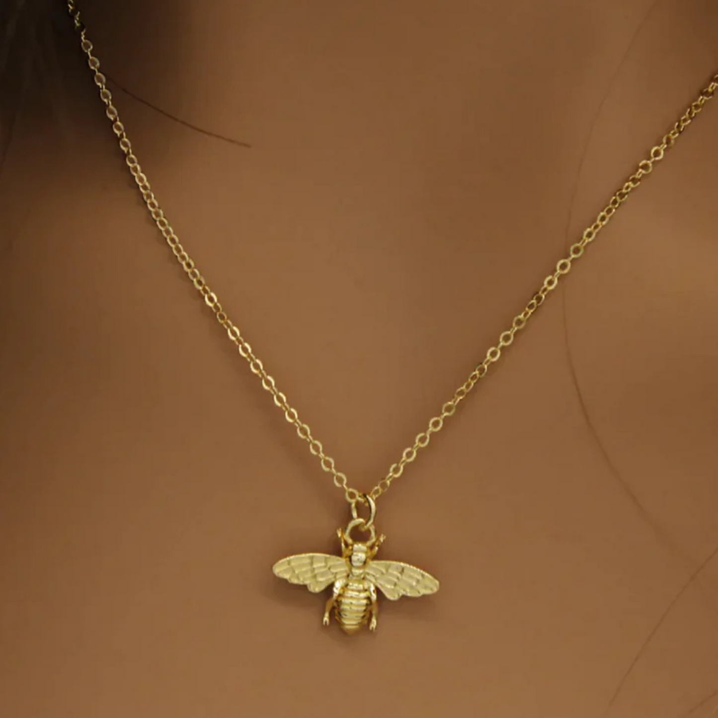 Golden Honeybee Necklace