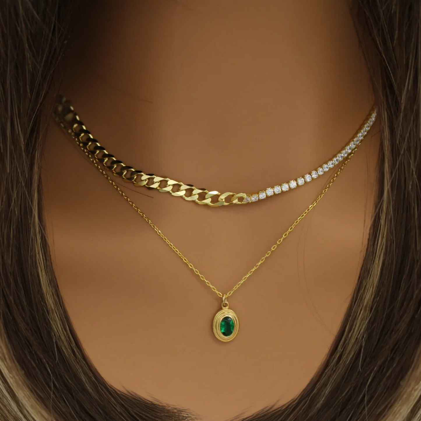 Dual Chain Harmony Necklace