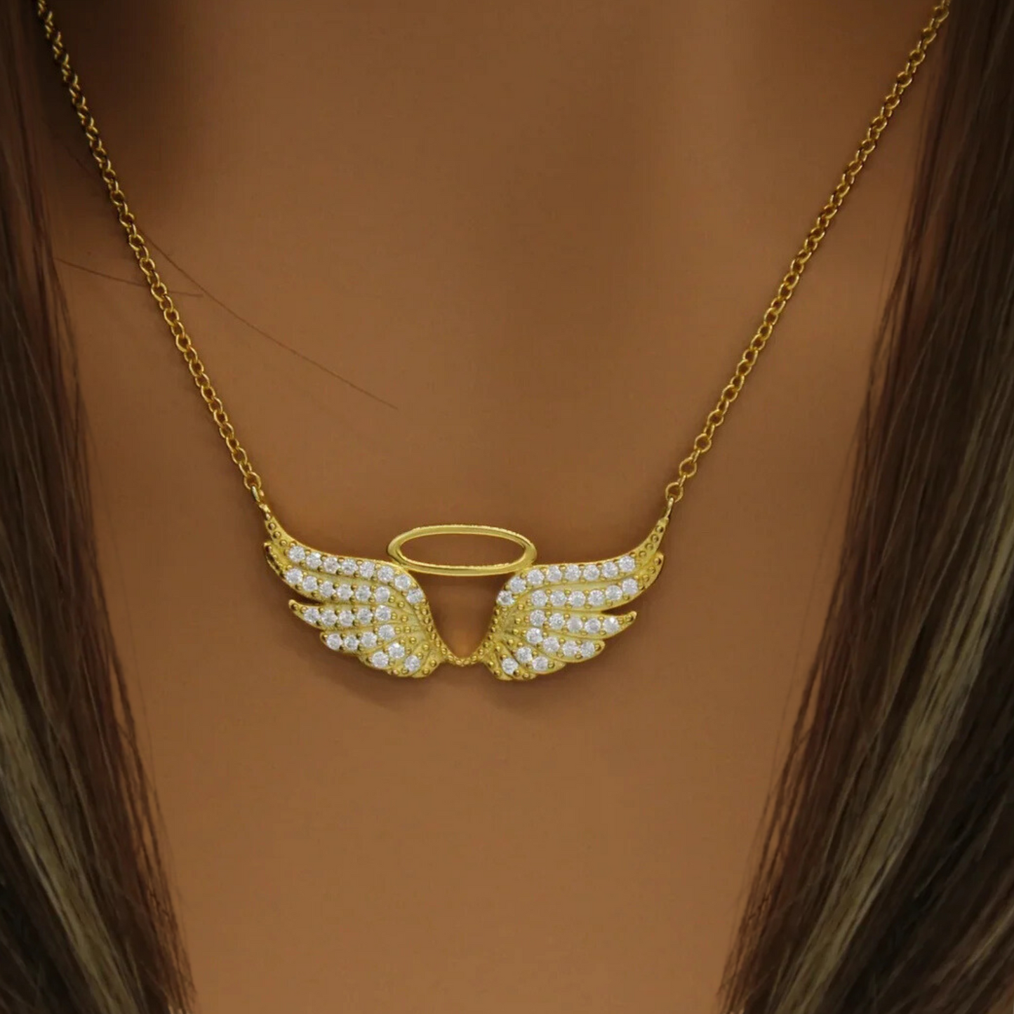 Guardian Angel Wings Necklace