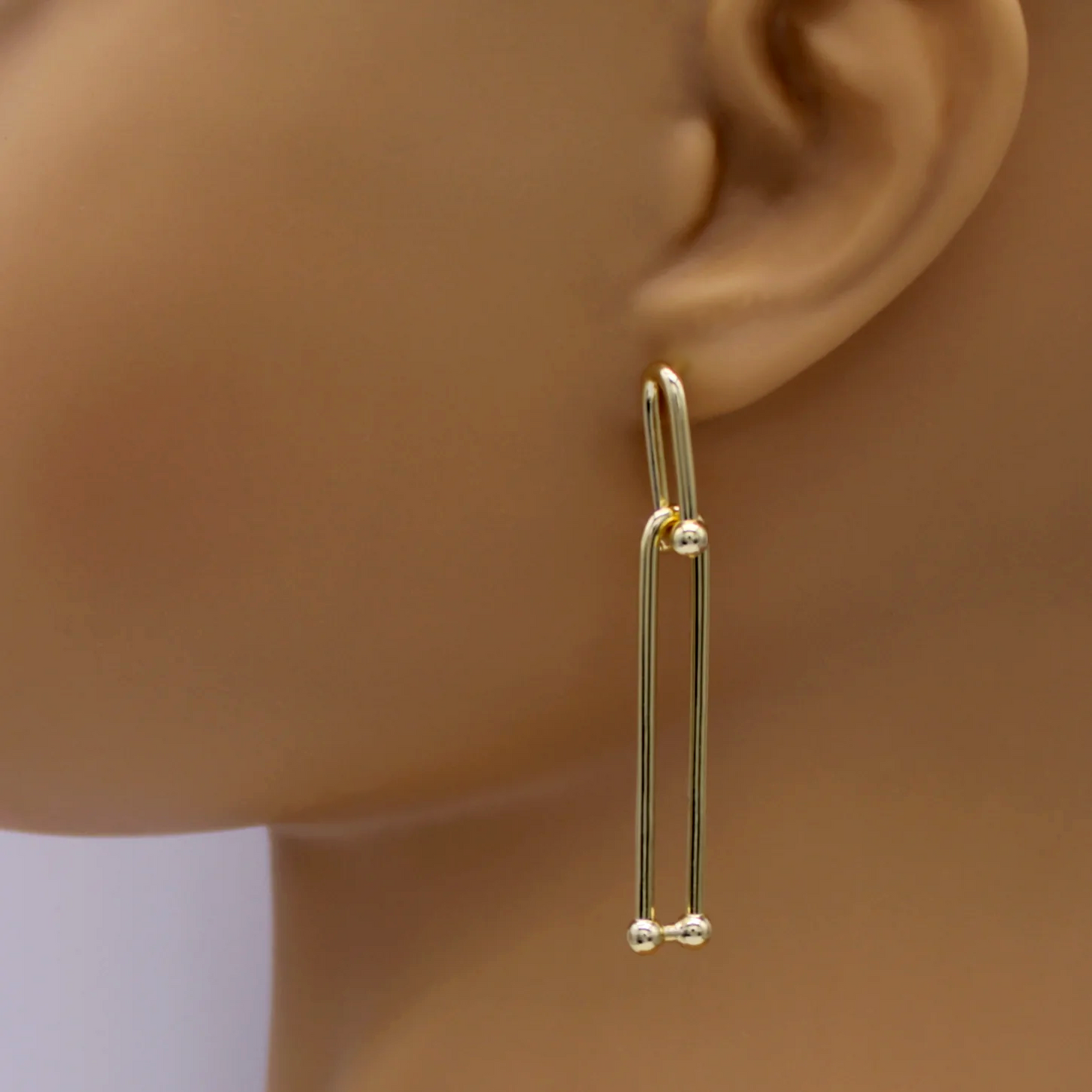 Golden Link Earrings