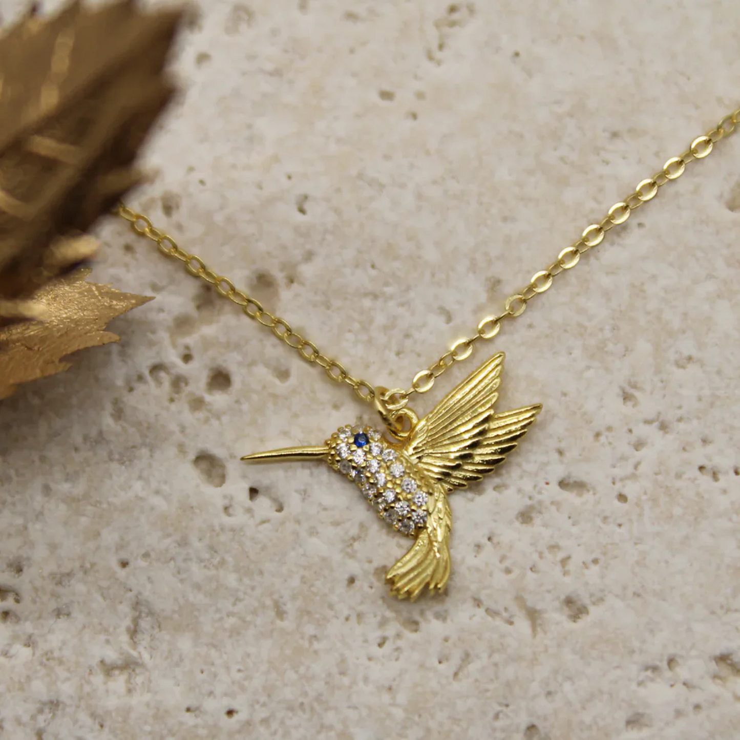 Hummingbird Charm Necklace