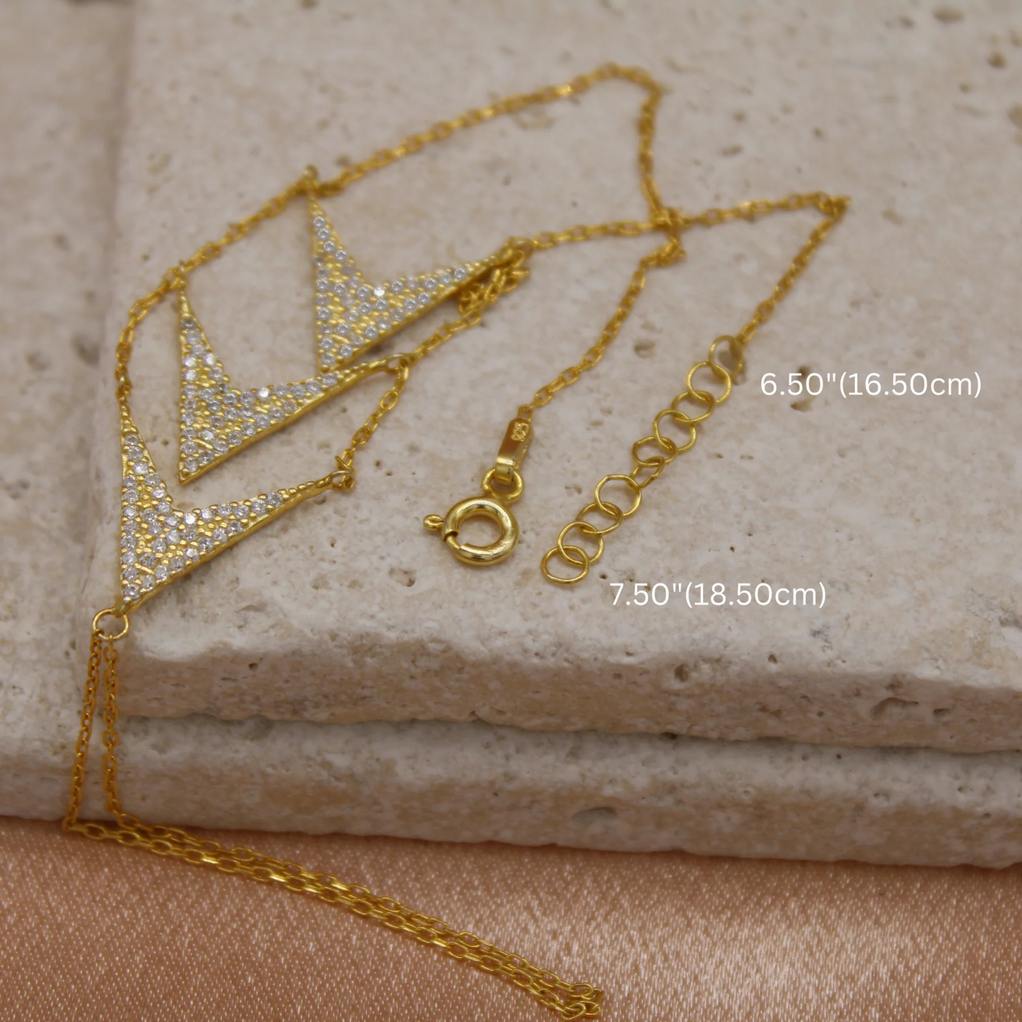 Golden Arrow Hand Chain