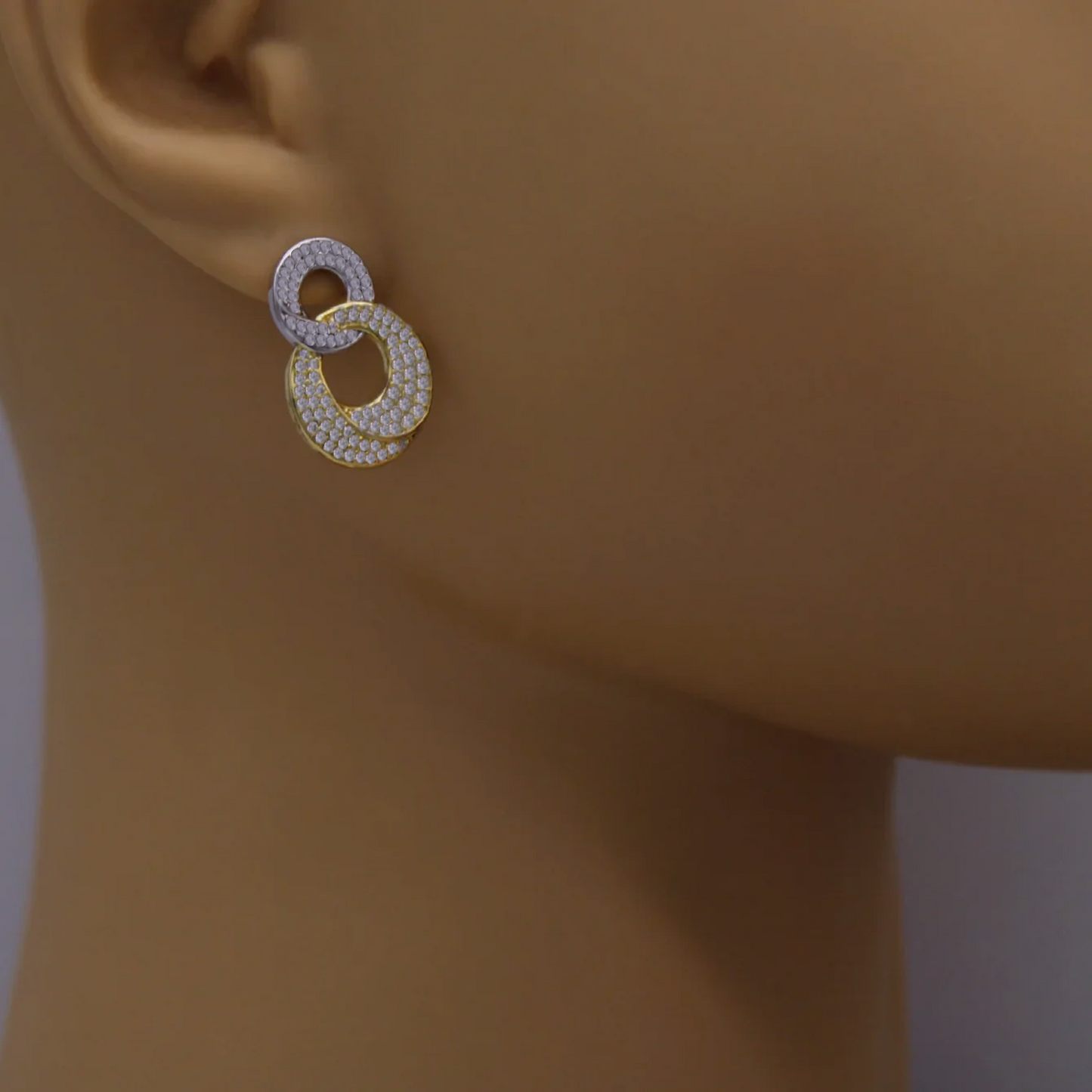 Infinity Circle Earrings