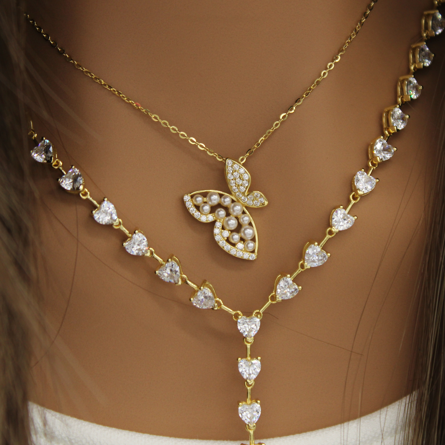 Wings of Pearl Necklace
