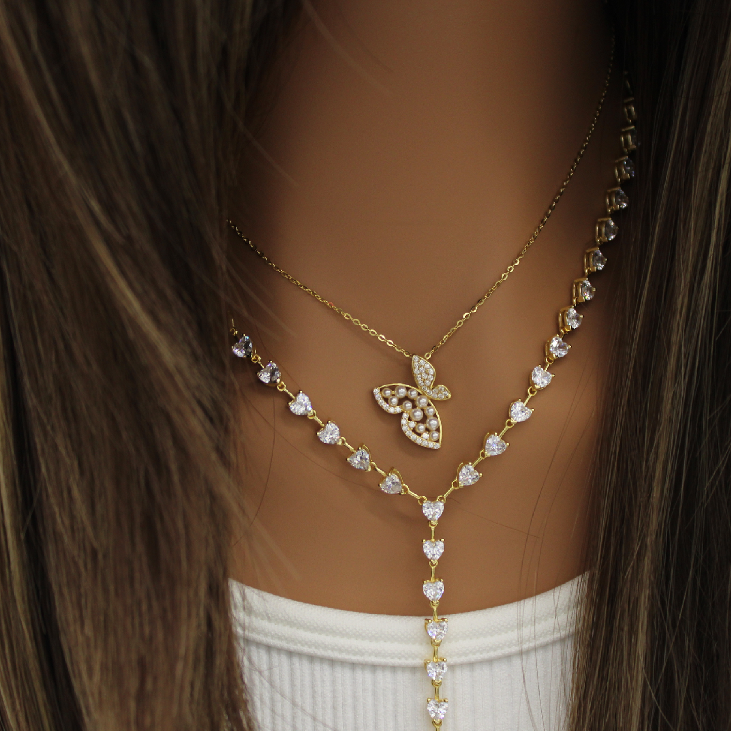 Wings of Pearl Necklace