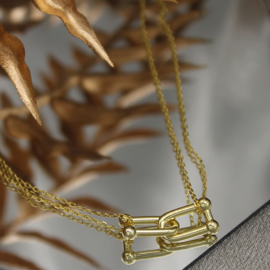 Golden Knot Necklace