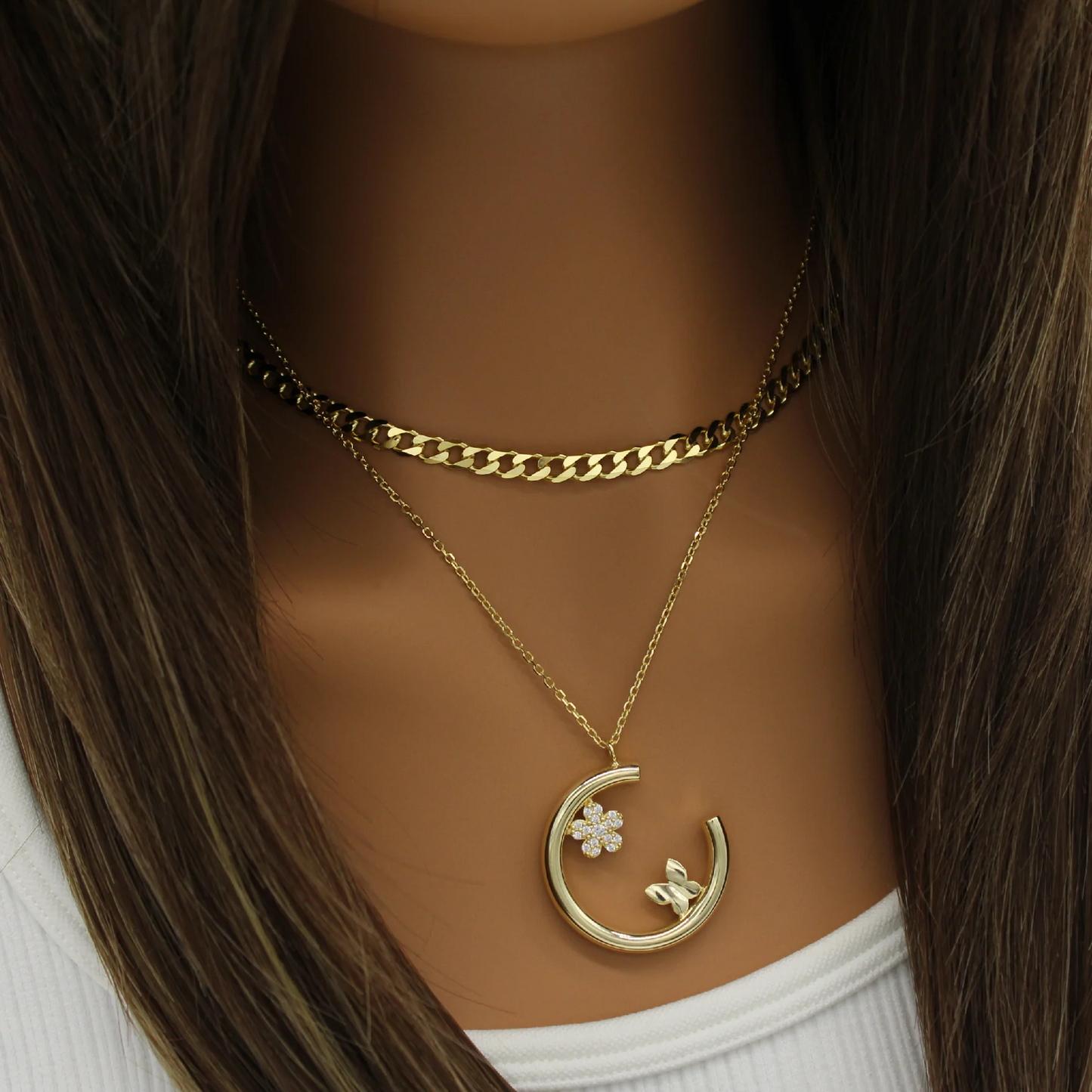 Dual Chain Harmony Necklace